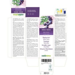 Ribes nero Tintura madre 200 ml liquido analcoolico - Naturalma