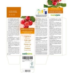 Mirtillo Rosso Gemmoderivato 120 ml liquido analcoolico - Naturalma