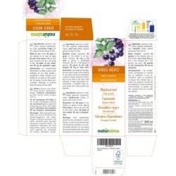 Ribes nero Gemmoderivato 200 ml liquido analcoolico - Naturalma