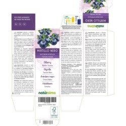 Mirtillo Nero Tintura madre 120 ml liquido analcoolico - Naturalma