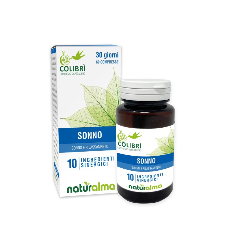 Sonno 60 compresse (60 g) - Naturalma e Colibrì