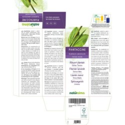 Piantaggine Tintura madre 200 ml liquido analcoolico - Naturalma