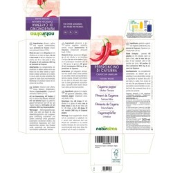 Peperoncino di Cayenna Tintura madre 200 ml liquido analcoolico - Naturalma