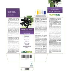 Sambuco nero Tintura madre 500 ml liquido analcoolico - Naturalma