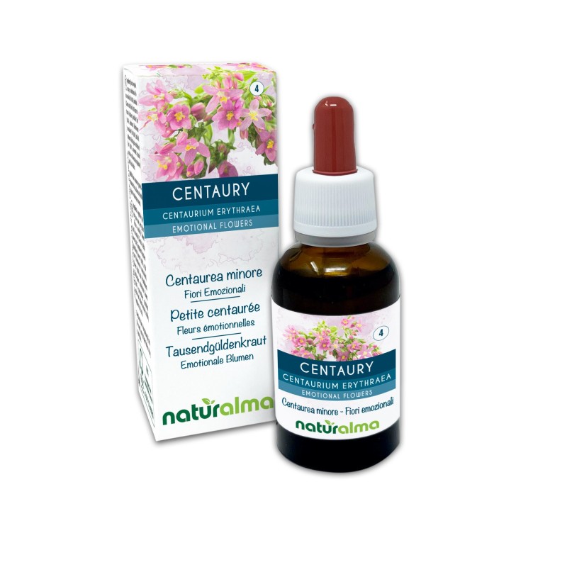 Centaury Fiori emozionali o Fiori di Bach 30 ml liquido alcoolico - Naturalma