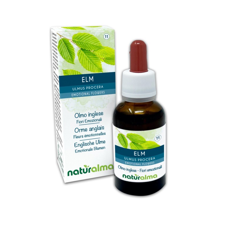 Elm Fiori emozionali o Fiori di Bach 30 ml liquido alcoolico - Naturalma