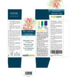 Red Chestnut Fiori emozionali o Fiori di Bach 30 ml liquido alcoolico - Naturalma