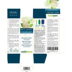 White Chestnut Fiori emozionali o Fiori di Bach 30 ml liquido alcoolico - Naturalma
