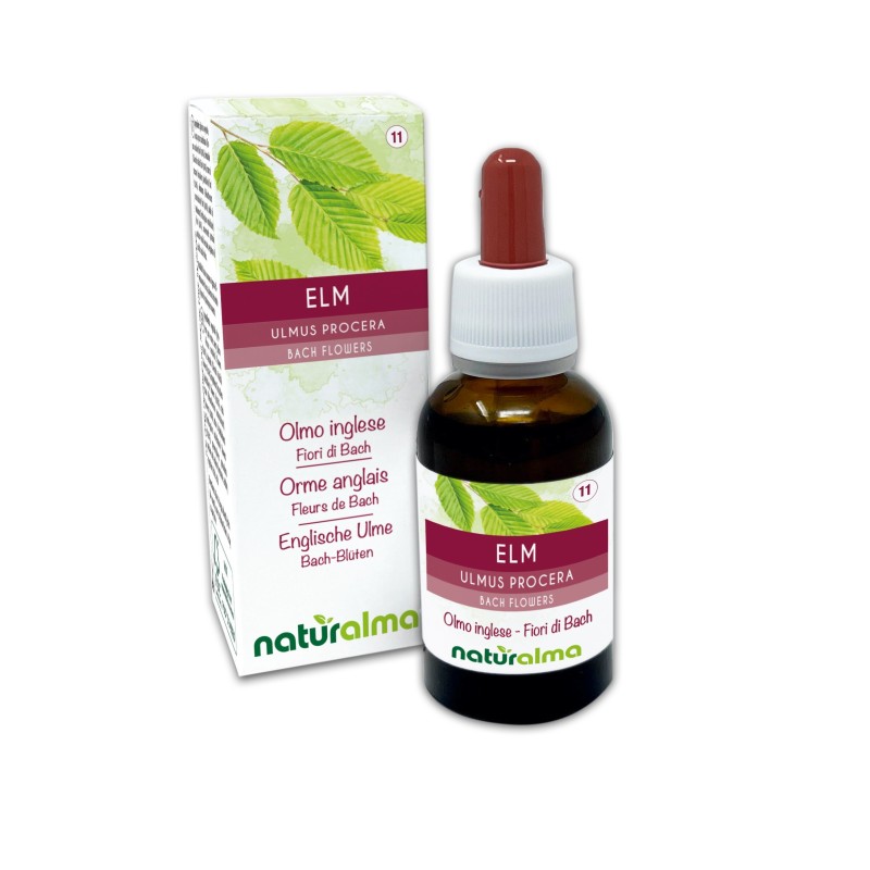 Elm Fiori emozionali o Fiori di Bach 30 ml liquido analcoolico - Naturalma