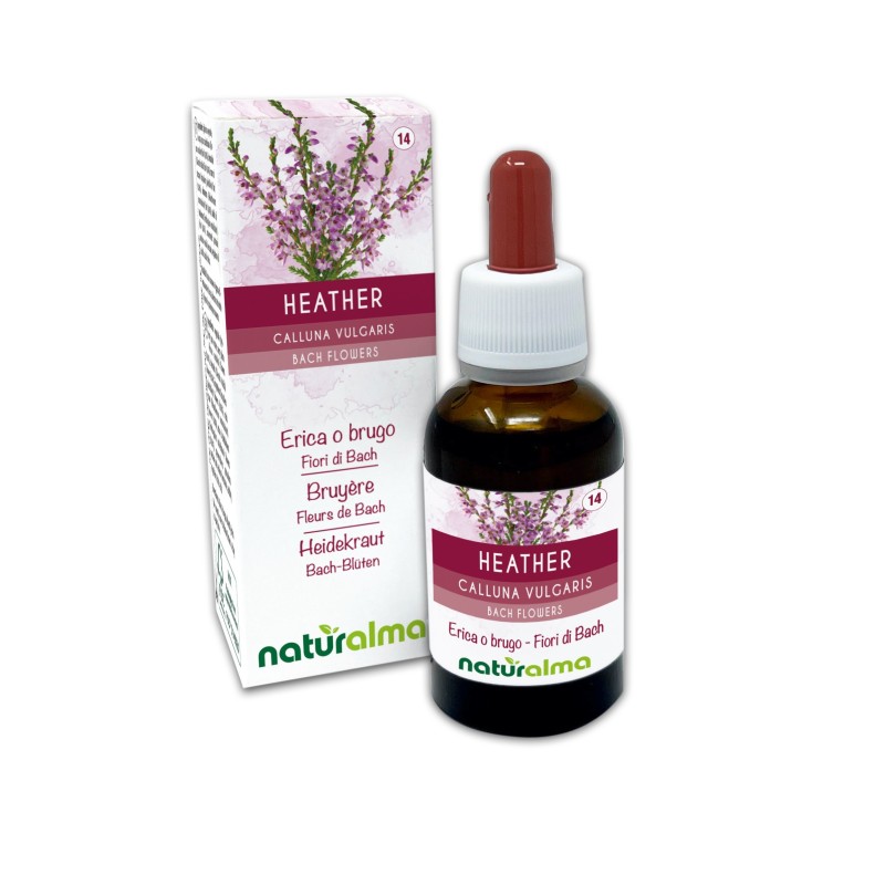 Heather Fiori emozionali o Fiori di Bach 30 ml liquido analcoolico - Naturalma