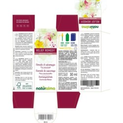Relief Remedy o Rescue remedy Fiori emozionali o Fiori di Bach 30 ml liquido analcoolico - Naturalma